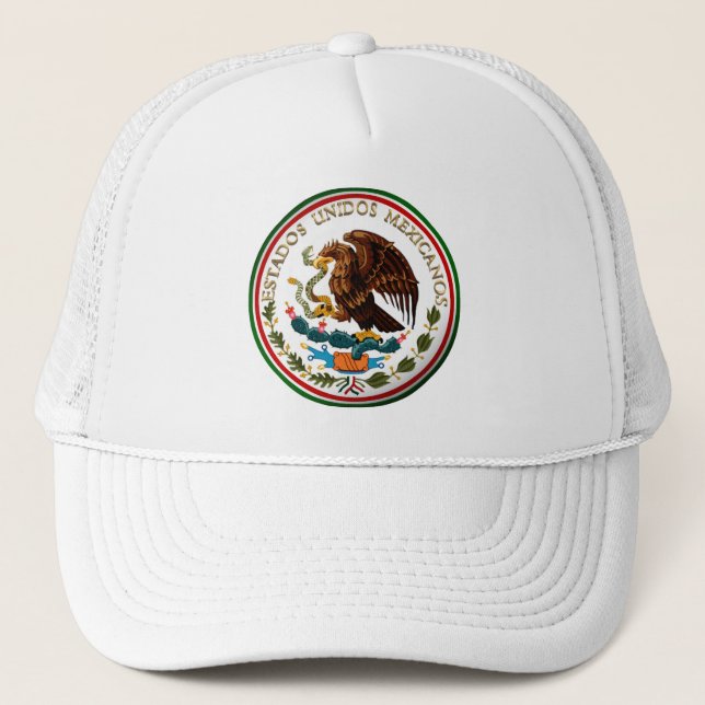 Gorra De Camionero Estados Unidos Mexicanos (Águila de la bandera mex (Anverso)