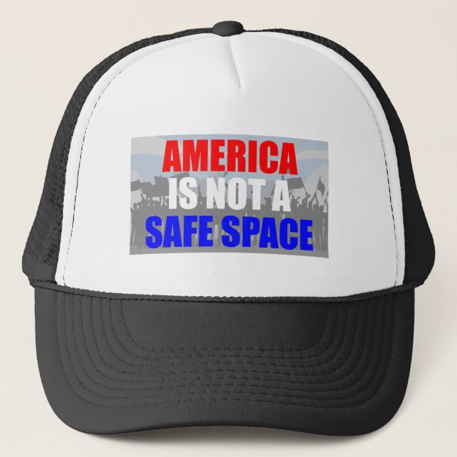 Gorra De Camionero Estados Unidos no es un espacio seguro (Anverso)