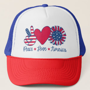 Gorra De Camionero Estados Unidos Patriótico