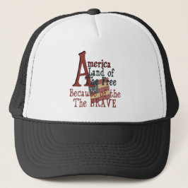 Gorra De Camionero ESTADOS UNIDOS - Tierra de los libres por los vali