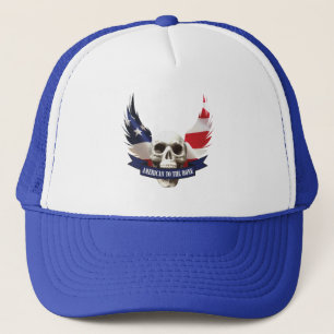 Gorra De Camionero Estadounidense al cráneo óseo