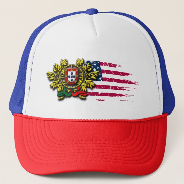 Gorra De Camionero Estadounidense de Portugal (Anverso)