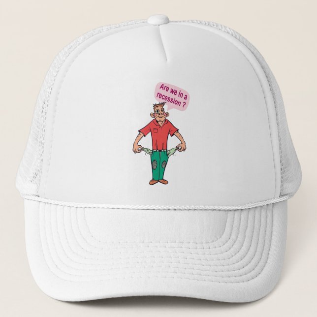 Gorra De Camionero ¿Estamos en recesión? (Anverso)