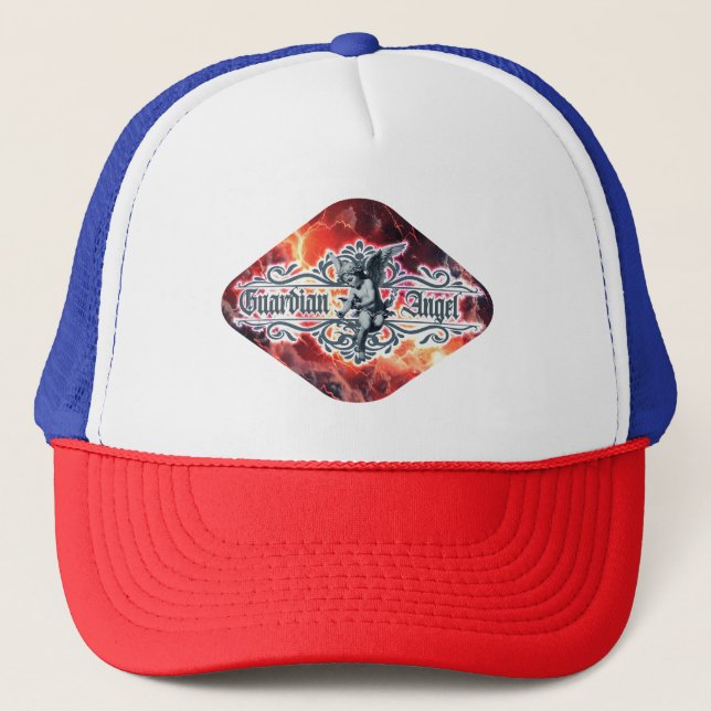 Gorra De Camionero Estampa Anjo - Guardian Angel – Bone (Anverso)