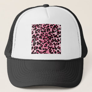Gorra De Camionero Estampa de Guepardo Rosa RAB Rockabilly