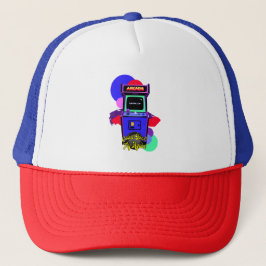 Gorra De Camionero Estampa Game - Retro Arcade Game - Bone