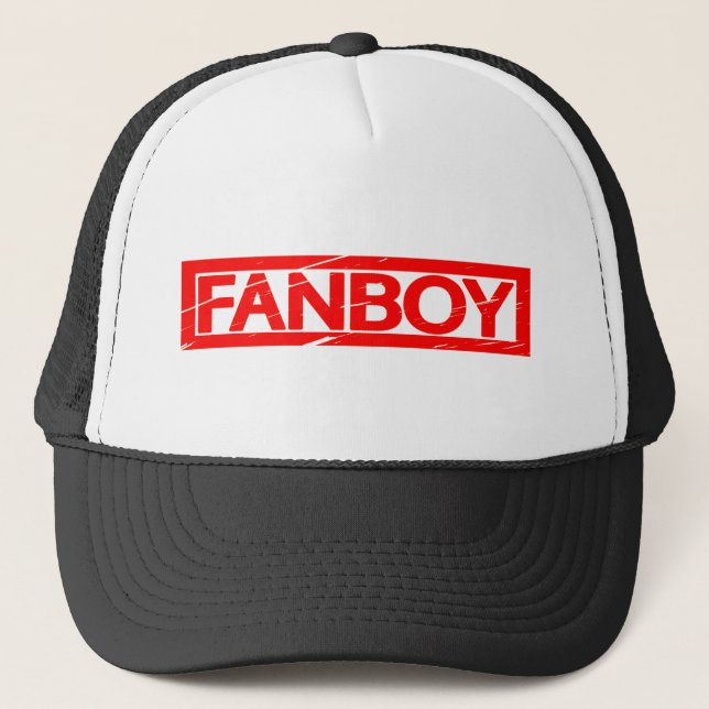Gorra De Camionero Estampación de Fanboy (Anverso)