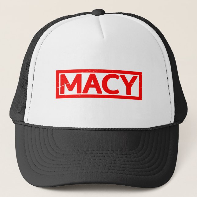 Gorra De Camionero Estampación de macy (Anverso)
