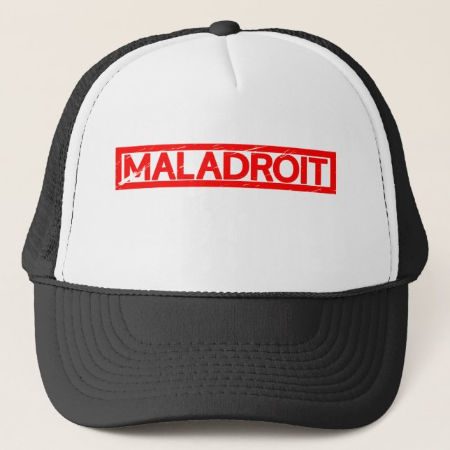 Gorra De Camionero Estampado de Maladroit (Anverso)