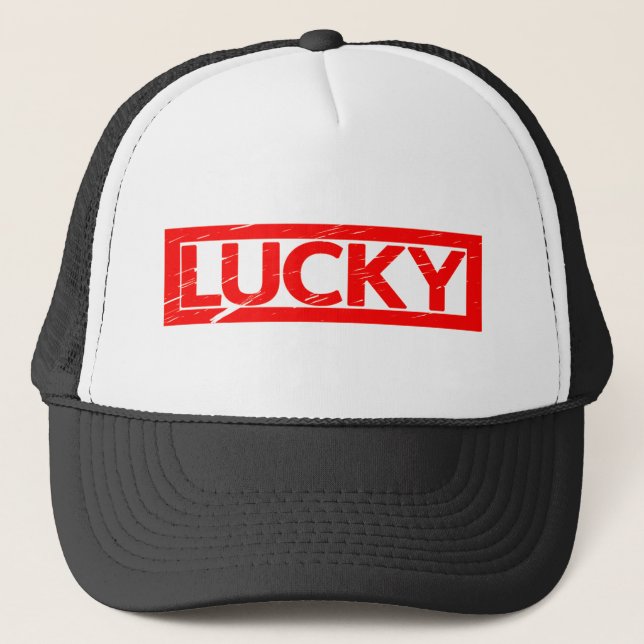 Gorra De Camionero Estampado de suerte (Anverso)