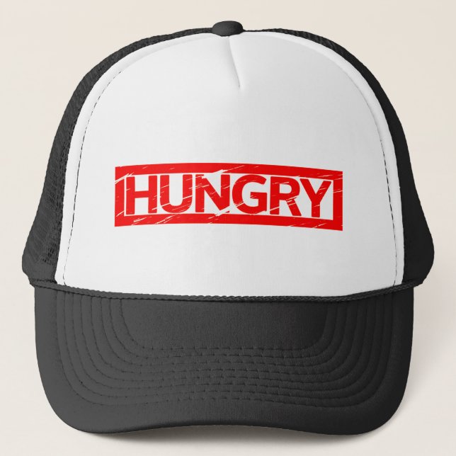 Gorra De Camionero Estampado hambriento (Anverso)