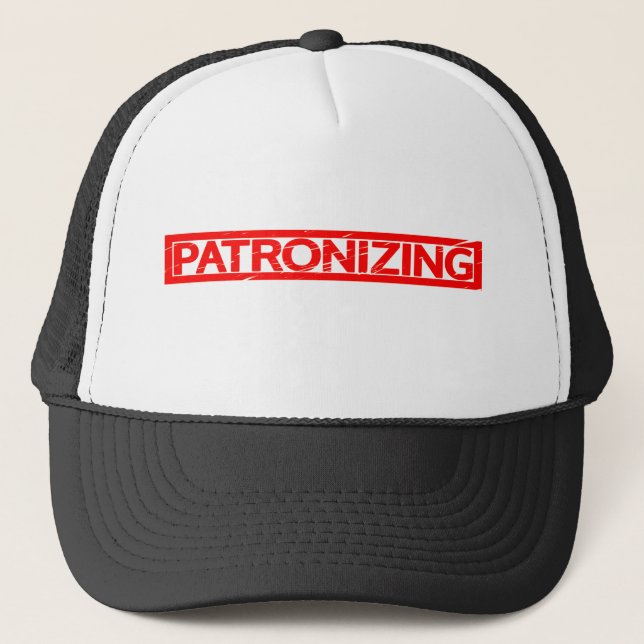 Gorra De Camionero Estampilla de patronización (Anverso)