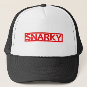 Gorra De Camionero Estampilla Snarky