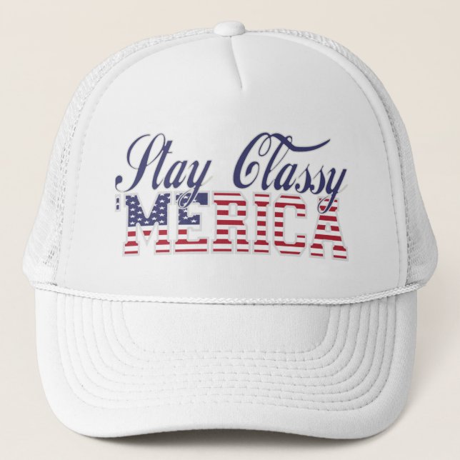 Gorra De Camionero Estancia 'MERICA con clase (Anverso)