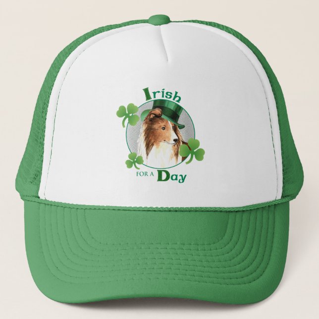 Gorra De Camionero Estantería del Día de San Patricio (Anverso)