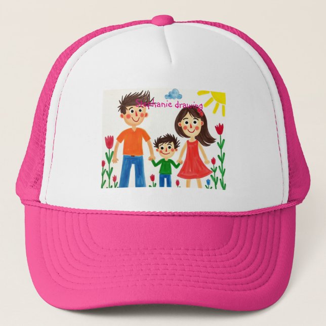 Gorra De Camionero Estar orgulloso de su trabajo infantil (Anverso)