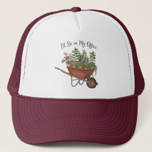 Gorra De Camionero Estaré en mi oficina Cita divertida para amantes d