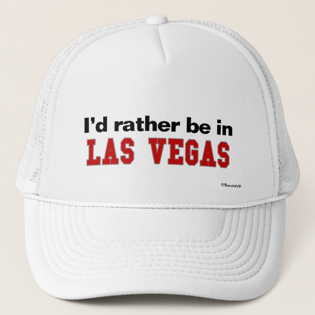 Gorra De Camionero Estaría bastante en Las Vegas (Anverso)