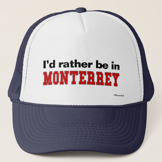 Gorra De Camionero Estaría bastante en Monterrey (Anverso)