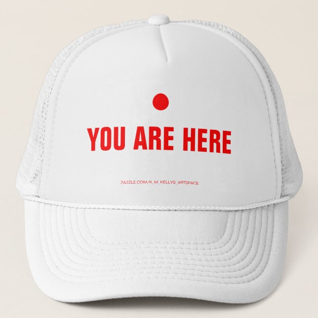 GORRA DE CAMIONERO ESTÁS AQUÍ (Anverso)