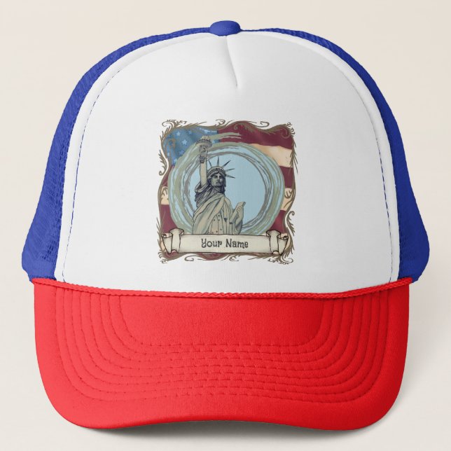 Gorra De Camionero Estatua de la Libertad (Anverso)