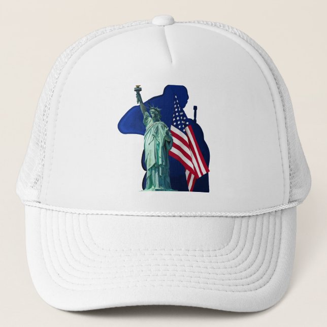 Gorra De Camionero Estatua de la Libertad (Anverso)