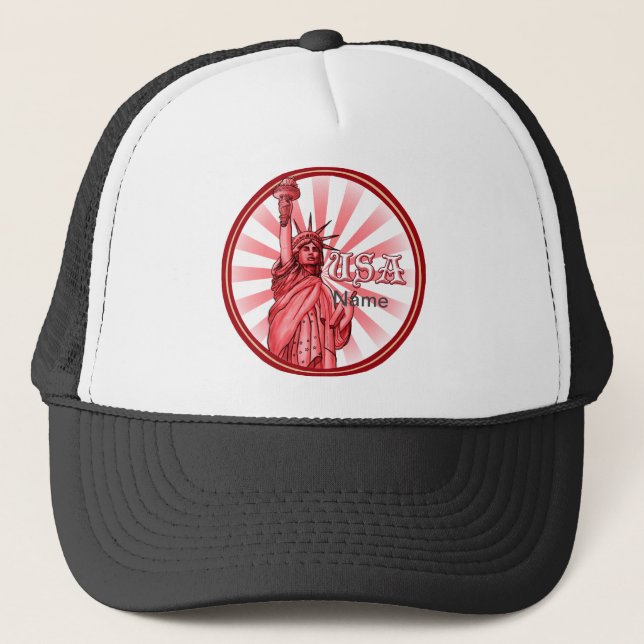 Gorra De Camionero Estatua de la Libertad en Estados Unidos (Anverso)