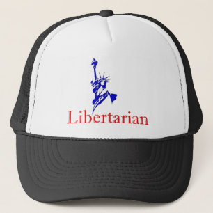 Gorra De Camionero Estatua de la libertad -- Icono libertario retro