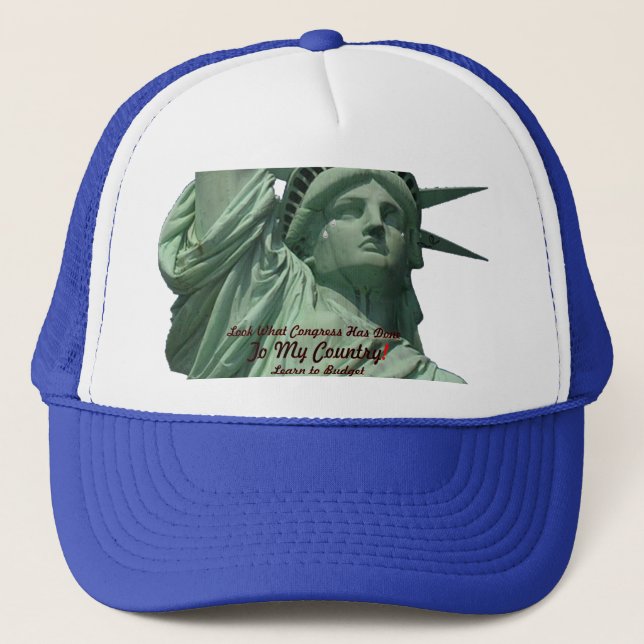 Gorra De Camionero Estatua de la Libertad Llorando (Anverso)