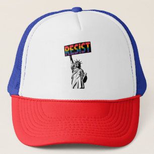 Gorra De Camionero Estatua de la Resistencia de la Libertad Feminista