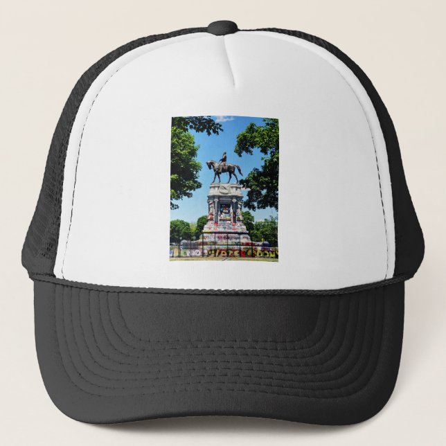 Gorra De Camionero Estatua de Robert E Lee (Anverso)
