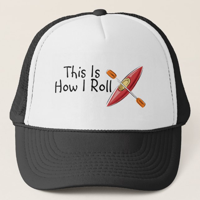 Gorra De Camionero Éste es cómo ruedo el kajak (Anverso)