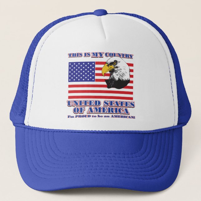 Gorra De Camionero Este es mi país (Anverso)