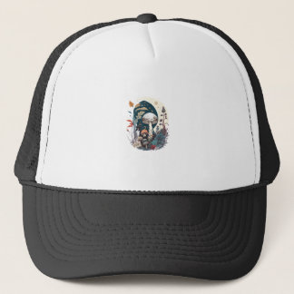 Gorra De Camionero Estética Goblincore y Cottagecore Hongo Bota