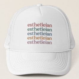 Gorra De Camionero Esteticista Cosmetólogo Artista de maquillaje de B