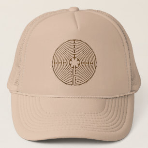 Gorra De Camionero Estilo antiguo de Chartres Labyrinth + sus ideas