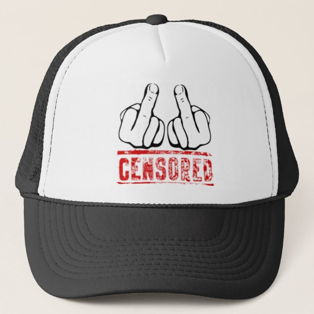 Gorra De Camionero Estilo censurado (Anverso)