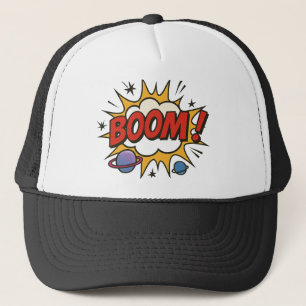 Gorra de camionero estilo cómic – Explosión de art