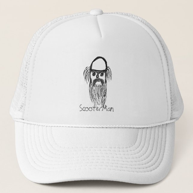 GORRA DE CAMIONERO ESTILO DE ARTE Y DISEÑO DE TAPAS (Anverso)