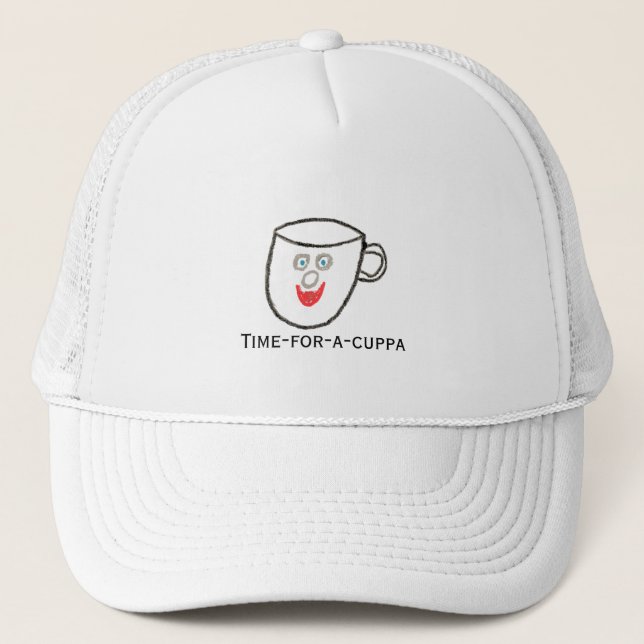GORRA DE CAMIONERO ESTILO DE ARTE Y DISEÑO DE TAPAS (Anverso)