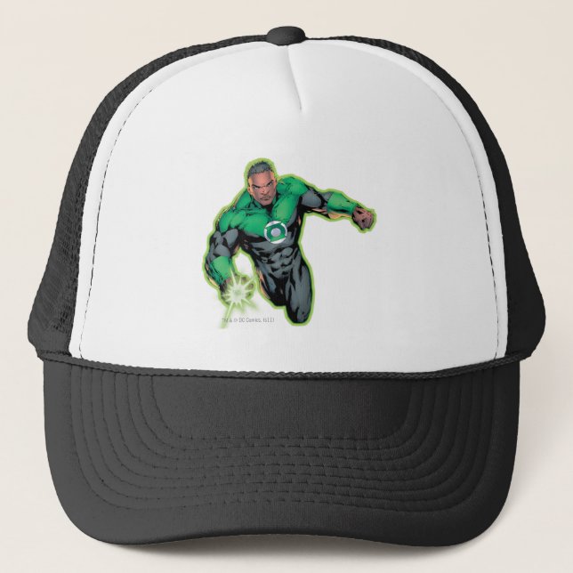 Gorra De Camionero Estilo de cómic - Linterna verde (Anverso)