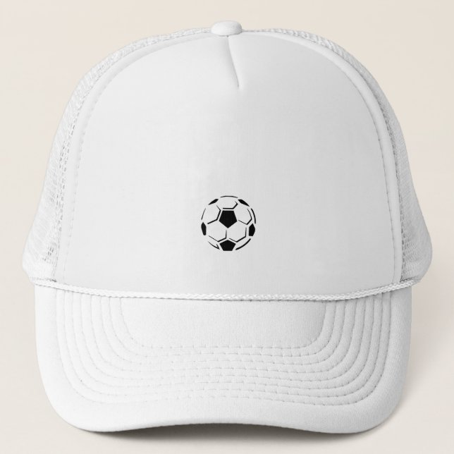 GORRA DE CAMIONERO ESTILO DE DISEÑO DE FÚTBOL DE CAP (Anverso)