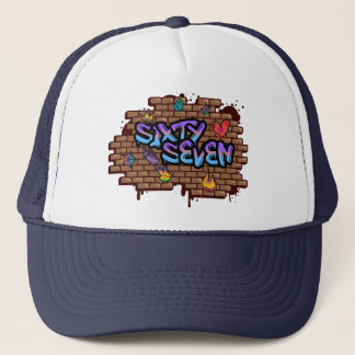 Gorra De Camionero Estilo de graffiti 67