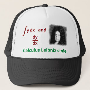 Gorra De Camionero Estilo de Leibniz del cálculo