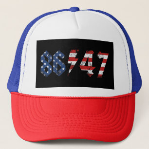 Gorra De Camionero Estilo de rock 80 retro anti Trump