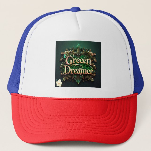 Gorra De Camionero "Estilo de vida de la Moda ecológica" (Anverso)