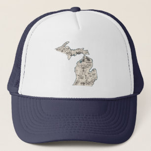 Gorra De Camionero Estilo del béisbol del mapa de la imagen del