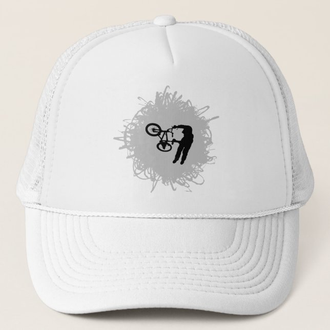 Gorra De Camionero Estilo del garabato de BMX (Anverso)