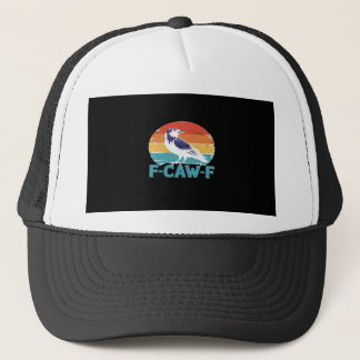 Gorra De Camionero Estilo estético amante del cuervo divertido ave F-