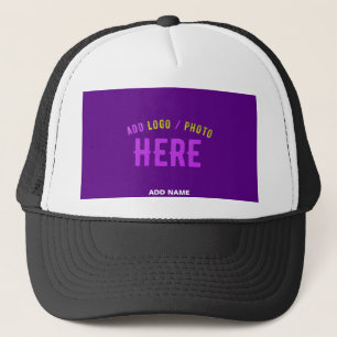GORRA DE CAMIONERO ESTILO PERSONALIZADO MODERNO BLANCO NEGRO INDIGO M